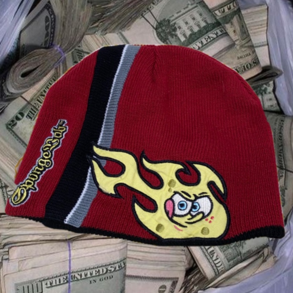 Spongebob Flame Ski Cap